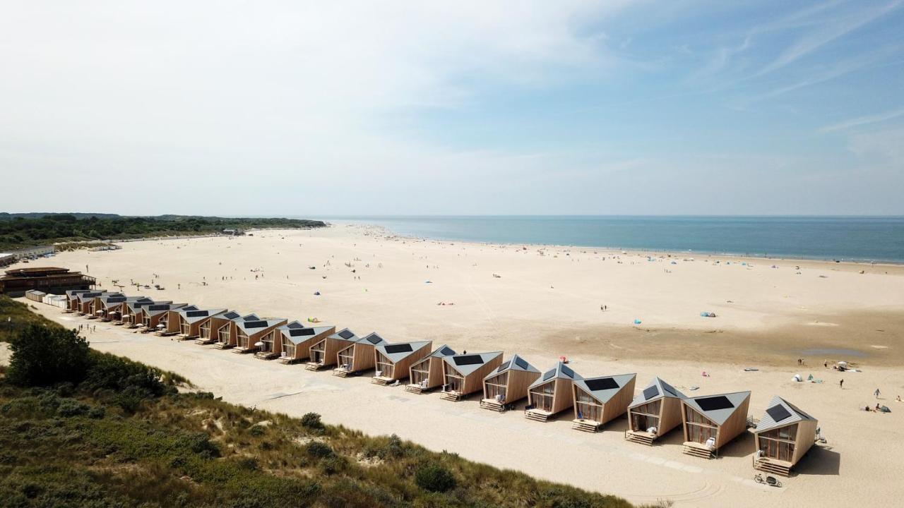 Breezand Beachhouses Vrouwenpolder Kültér fotó