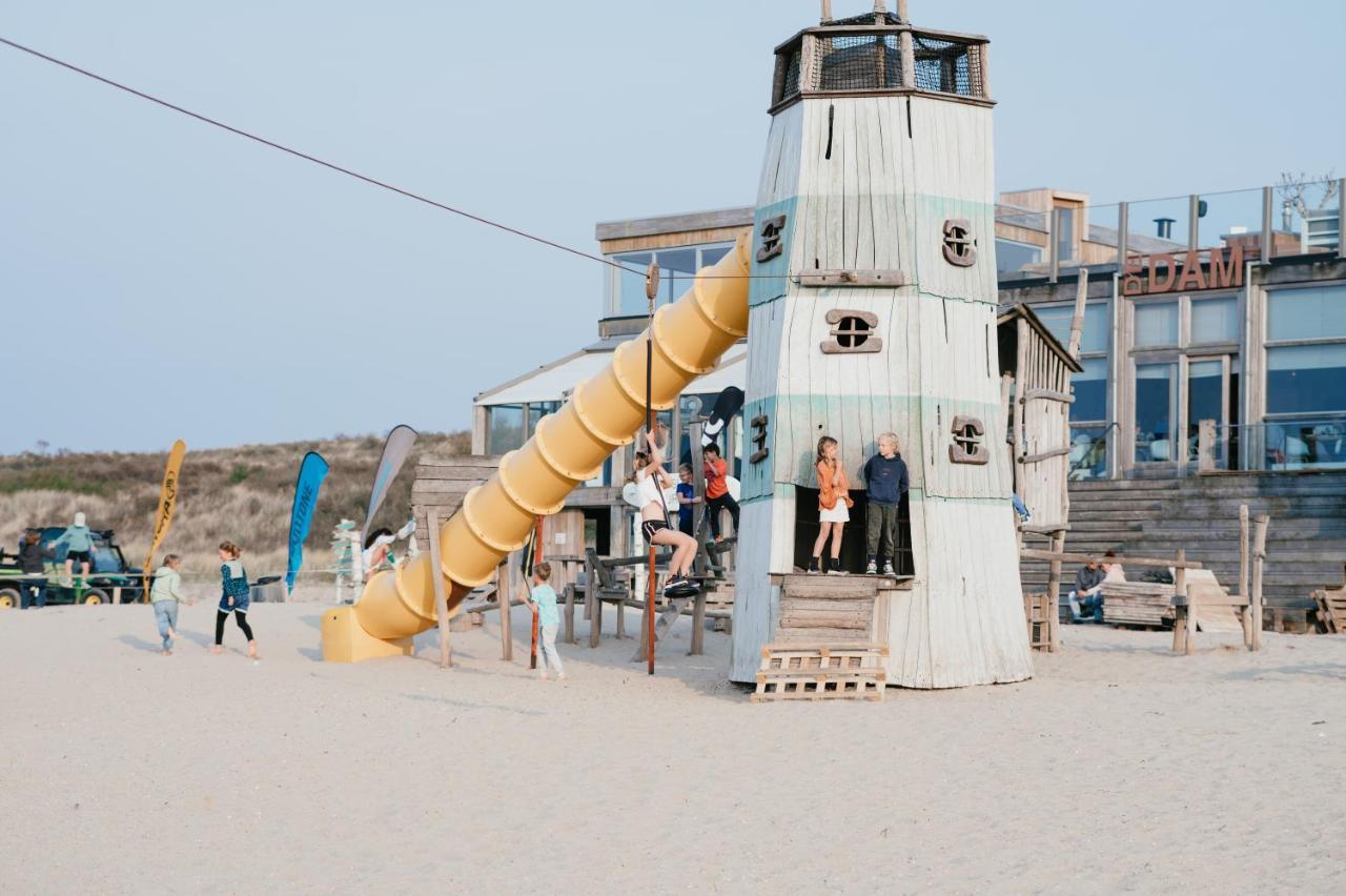 Breezand Beachhouses Vrouwenpolder Kültér fotó